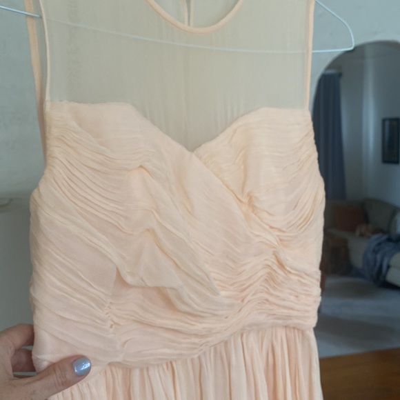 J Crew Blush Bridesmaid or Wedding Guest Dress. Size 4 - Picture 2 of 4